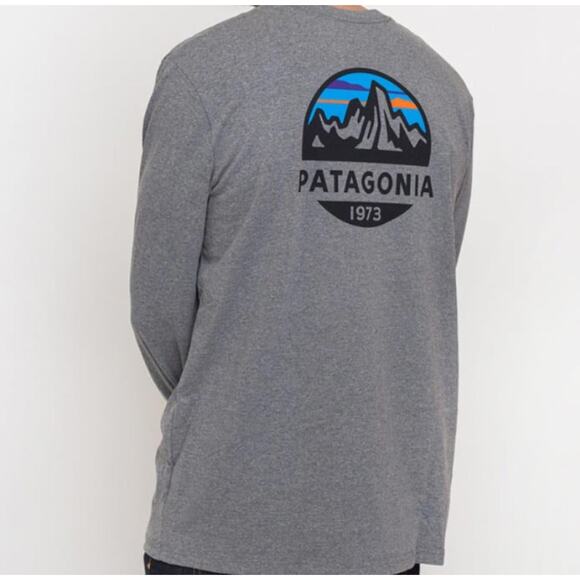 Patagonia Fitz Roy Scope Responsibili-Tee XL Long Sleeve T-Shirt EUC - Picture 1 of 7